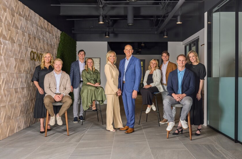 Pictured left to right: Micaela DeVos Richtsmeier & Jordan Richtsmeier, Peter Stewart & Monreau DeVos Stewart, Maria DeVos & Doug DeVos, Olivia DeVos Griffioen & Grant Griffioen and Dalton DeVos & Kelly DeVos.
